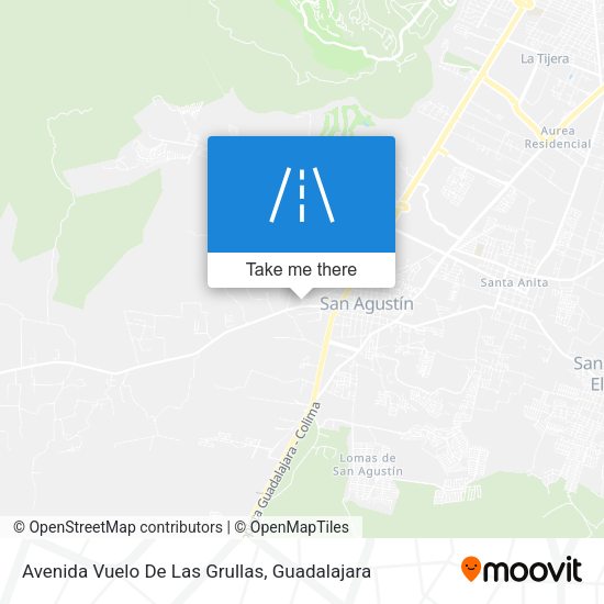 Avenida Vuelo De Las Grullas map