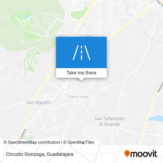 Circuito Gonzaga map
