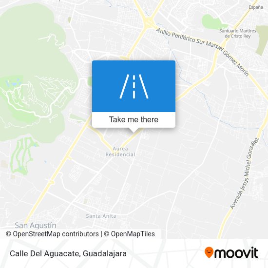 Calle Del Aguacate map