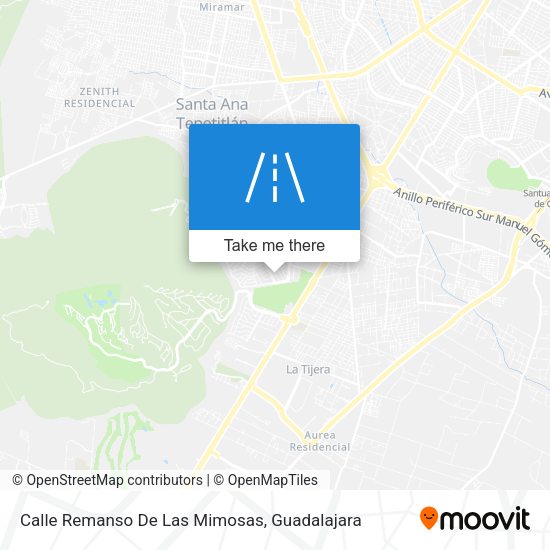 Mapa de Calle Remanso De Las Mimosas