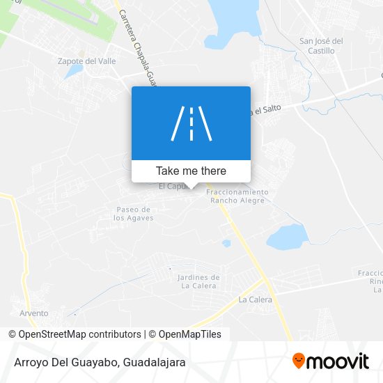 Arroyo Del Guayabo map