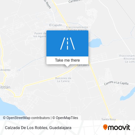 Calzada De Los Robles map