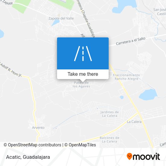 Mapa de Acatic