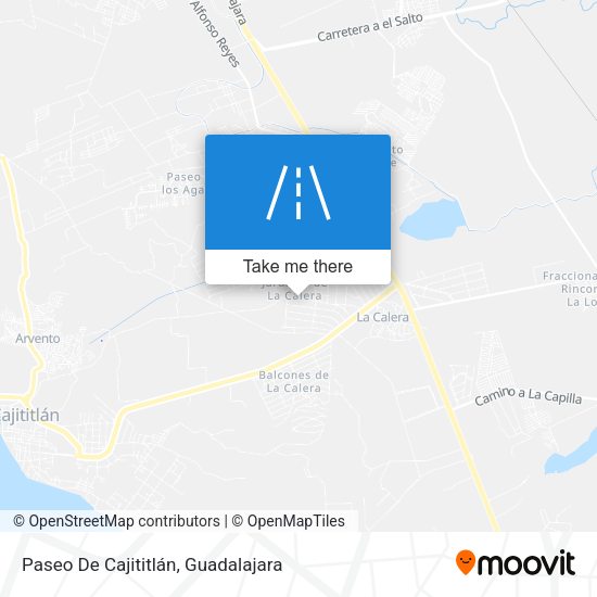 Paseo De Cajititlán map