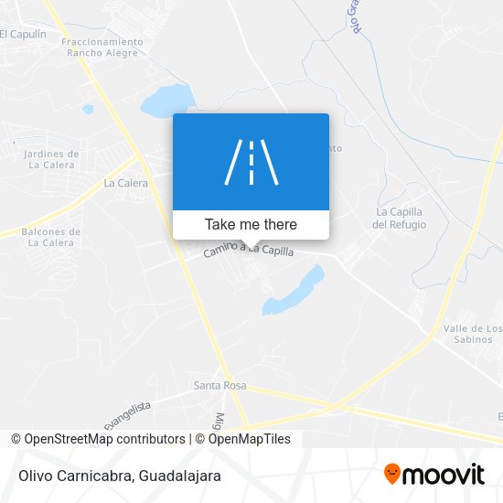 Olivo Carnicabra map