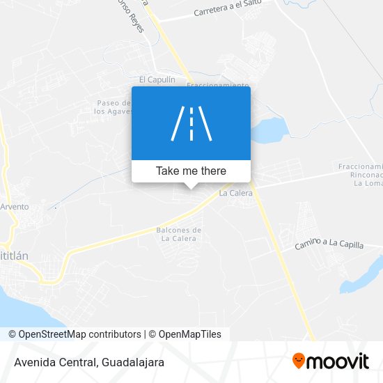 Mapa de Avenida Central