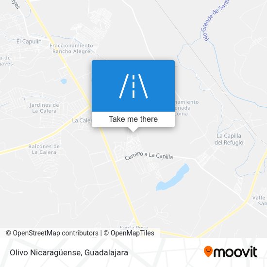 Olivo Nicaragüense map