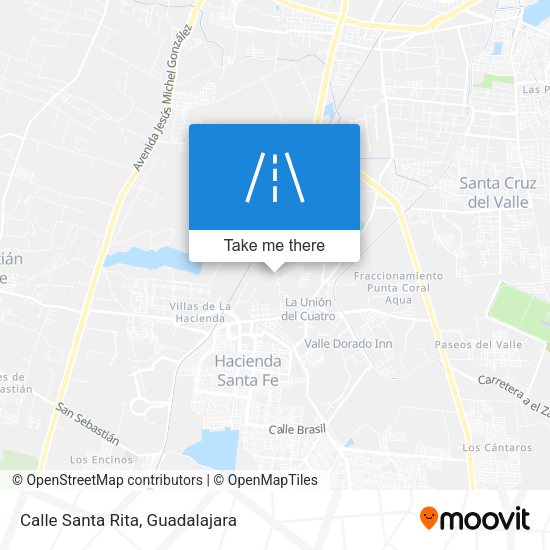 Mapa de Calle Santa Rita