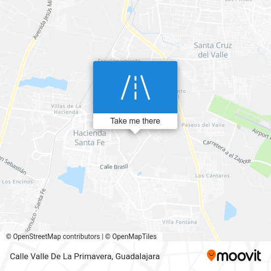 Calle Valle De La Primavera map