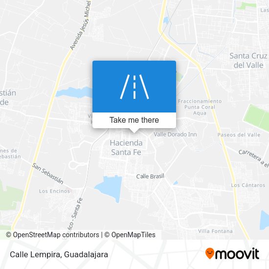 Mapa de Calle Lempira