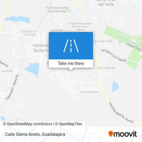 Calle Sierra Aneto map
