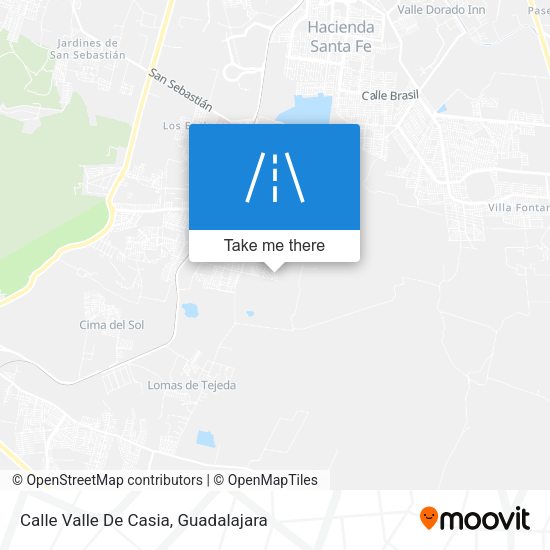 Calle Valle De Casia map