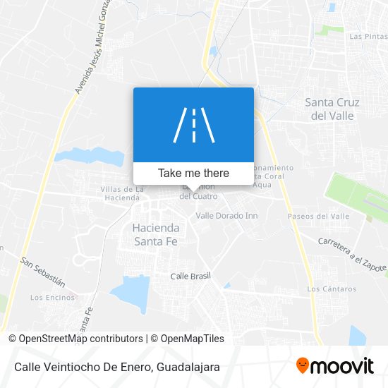 Mapa de Calle Veintiocho De Enero