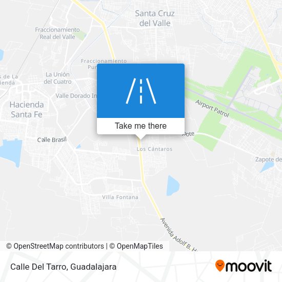Mapa de Calle Del Tarro