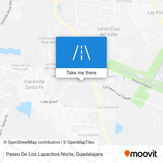 Mapa de Paseo De Los Lapachos Norte