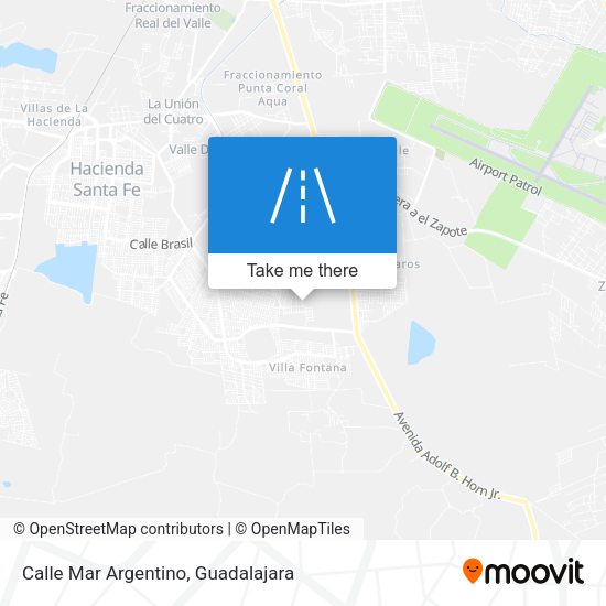 Calle Mar Argentino map