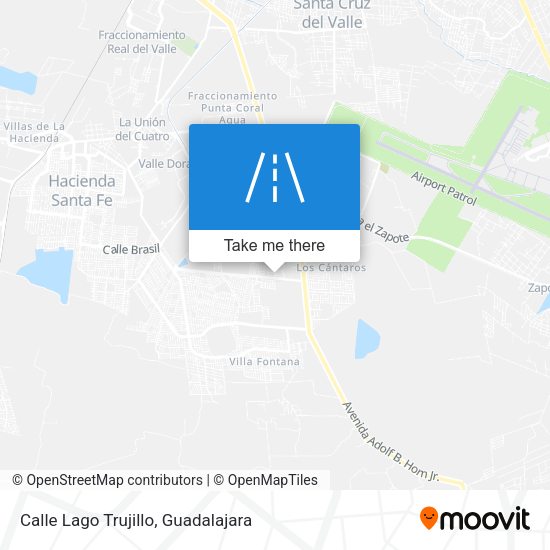 Mapa de Calle Lago Trujillo