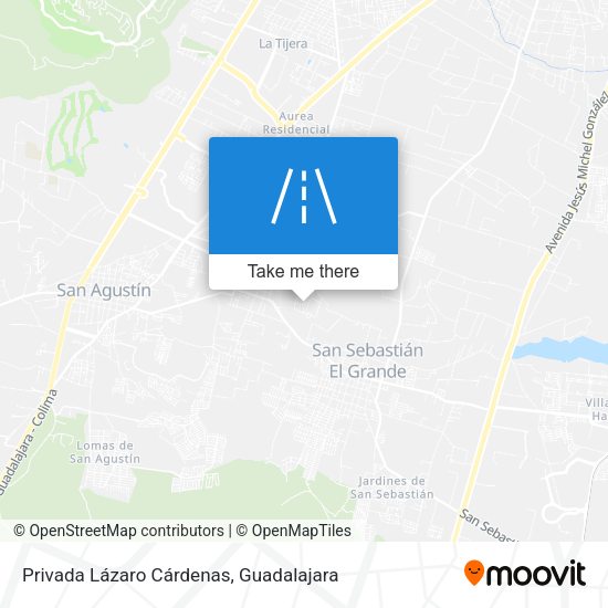 Privada Lázaro Cárdenas map