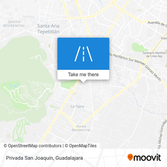 Privada San Joaquín map