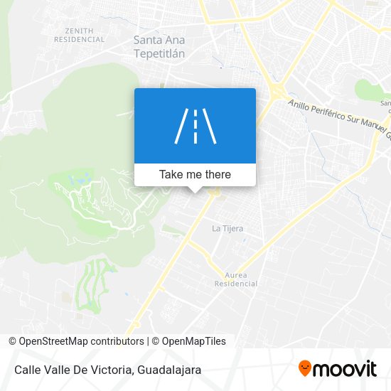Calle Valle De Victoria map