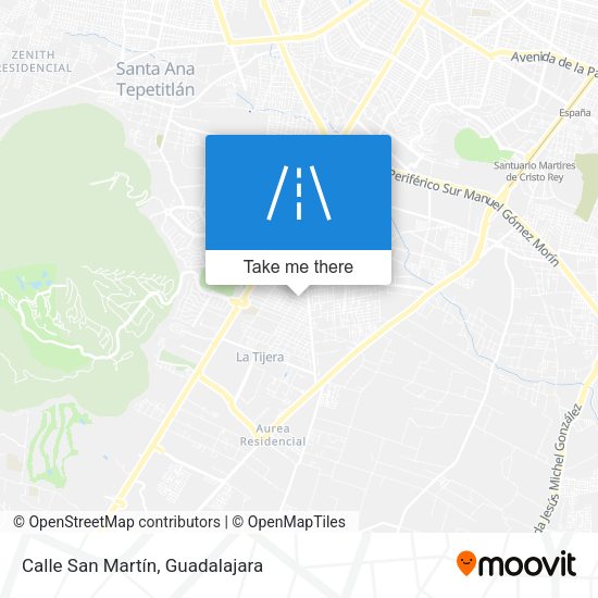Calle San Martín map
