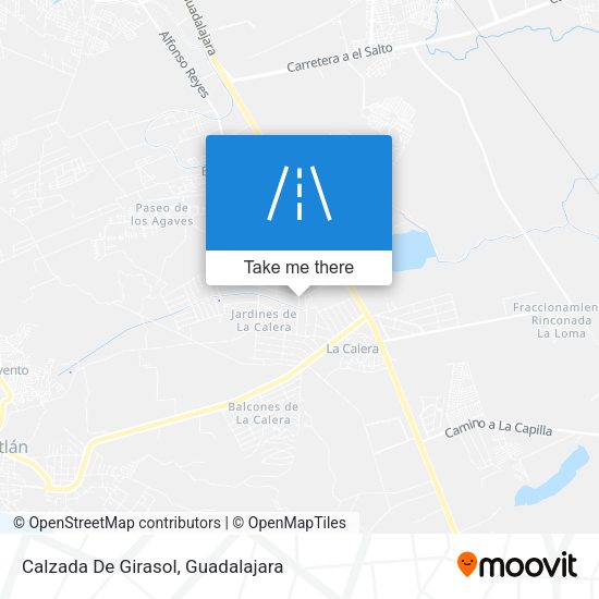 Calzada De Girasol map