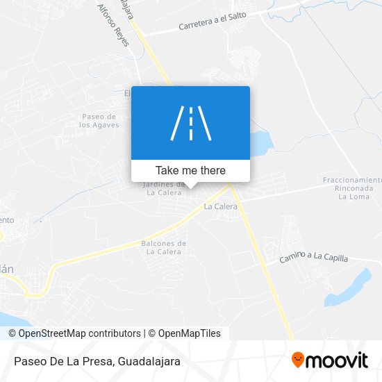 Mapa de Paseo De La Presa
