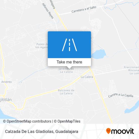 Calzada De Las Gladiolas map