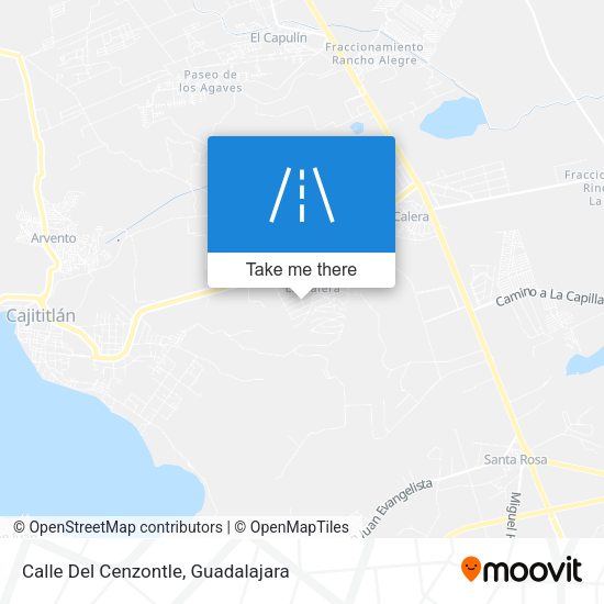 Calle Del Cenzontle map