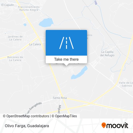 Mapa de Olivo Farga
