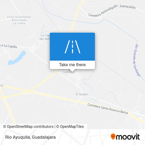 Mapa de Río Ayuquila