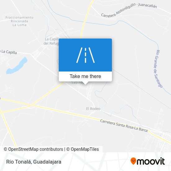 Río Tonalá map