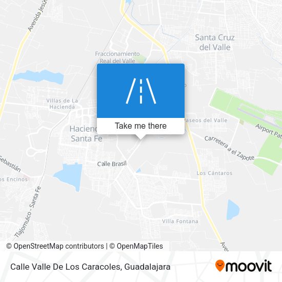 Calle Valle De Los Caracoles map