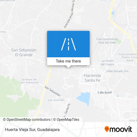 Huerta Vieja Sur map