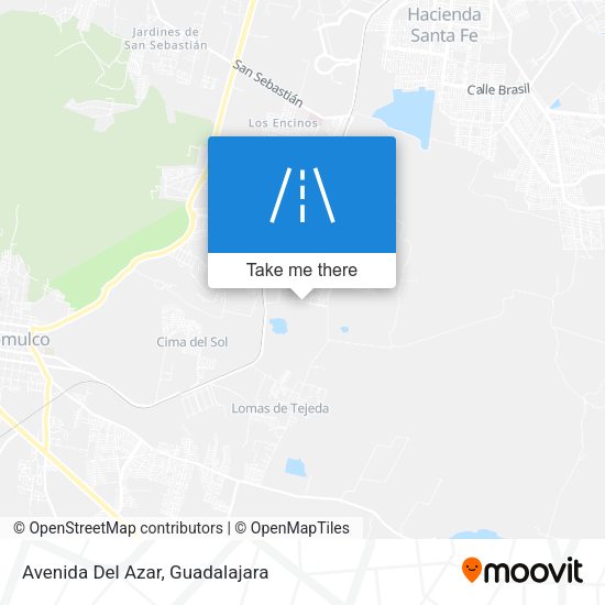 Mapa de Avenida Del Azar