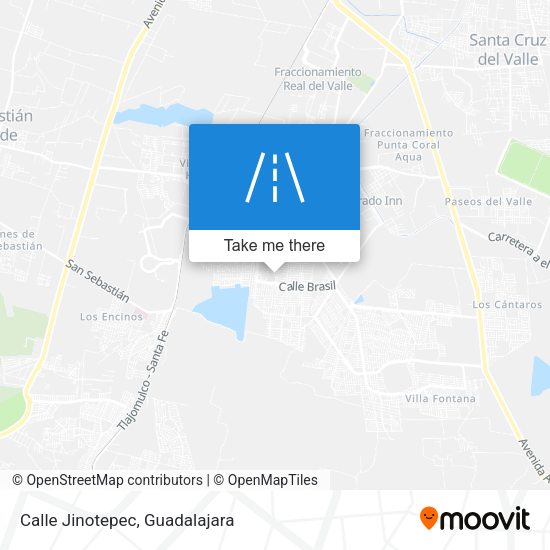 Mapa de Calle Jinotepec