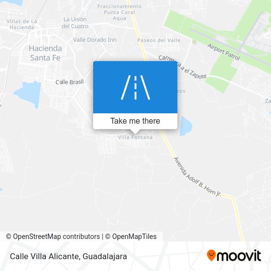 Mapa de Calle Villa Alicante