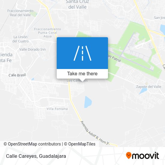 Mapa de Calle Careyes