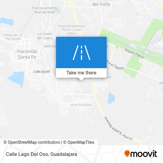 Mapa de Calle Lago Del Oso