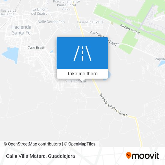 Calle Villa Matara map
