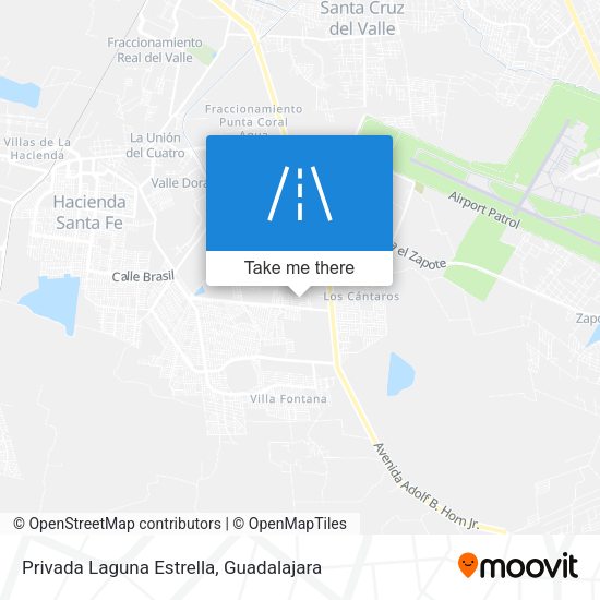 Privada Laguna Estrella map