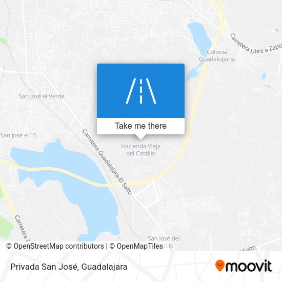 Mapa de Privada San José