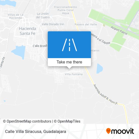Mapa de Calle Villa Siracusa