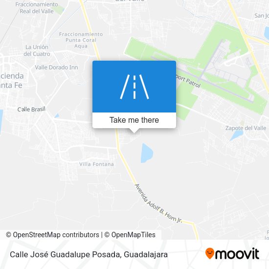 Calle José Guadalupe Posada map
