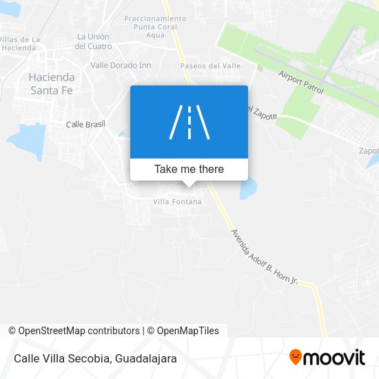Calle Villa Secobia map