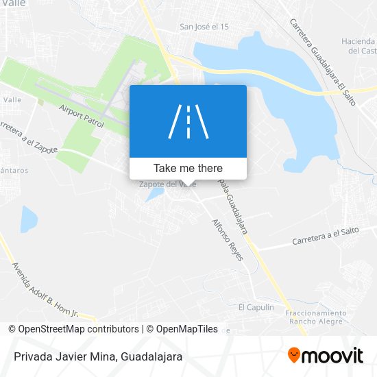 Mapa de Privada Javier Mina