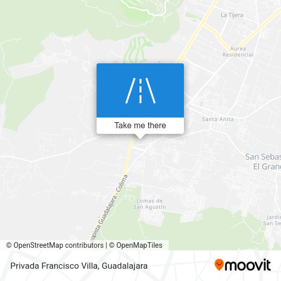 Privada Francisco Villa map