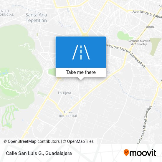 Mapa de Calle San Luis G.