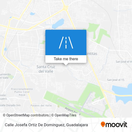 Mapa de Calle Josefa Ortíz De Domínguez