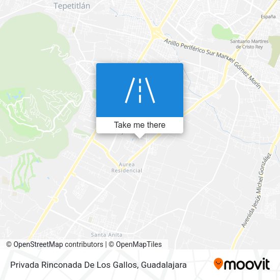 Privada Rinconada De Los Gallos map